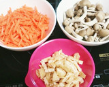 炊飯器でもちもち ＊鶏ごぼうおこわ＊作り方2写真
