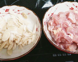 炊飯器でもちもち ＊鶏ごぼうおこわ＊作り方3写真