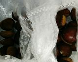 拾って楽しい食べておいしい栗おこわ♥作り方1写真