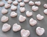 ほんのりピンク♡のスノーハート作り方9写真