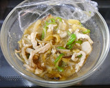 レンジで簡単！生姜たっぷり青椒肉絲風作り方3写真