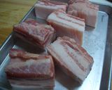 豚バラ肉のビール煮　木の子ソースで作り方1写真