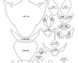 仮面ライダー ゴースト 英雄 キャラ弁作り方58写真