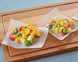 とうもろこしと夏野菜のふんわりおやつ揚げ作り方3写真