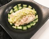 簡単☆しっとり蒸し鶏のネギソースかけ作り方7写真