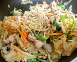 切干大根入り野菜と豚肉の焼き肉のたれ炒め作り方6写真