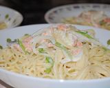 鮭のクリームソースパスタ作り方9写真