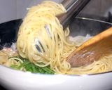 鮭のクリームソースパスタ作り方8写真