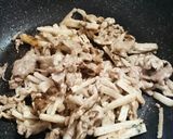 豚コマの梅肉・長いもソテー作り方8写真