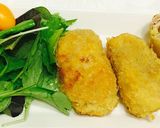 アボカドとトマトチーズのヘルシーとんかつ作り方5写真