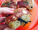 昆布とチーズの焼きおにぎり！作り方5写真