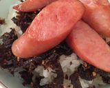 おかか昆布あらびきウインナーおにぎり作り方3写真