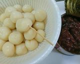 ☆団子 三兄弟(白玉粉と絹豆腐で作る⁉)作り方12写真