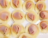 簡単♥️可愛い包み方のたらこマヨ餃子作り方7写真