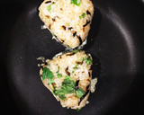 バジルと焼きチーズの洋風よろこんぶお握り作り方4写真