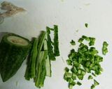 犬ご飯★ささみとゴーヤうまうまトッピング作り方1写真