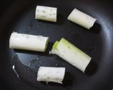 茹で豚と白ネギの甘辛焼き作り方2写真
