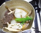 飲んべが喜ぶ〆の１品 ー 牛すね餡かけ粥作り方2写真