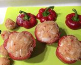 圧力鍋で柔らか！パプリカの鶏肉詰め煮作り方4写真