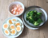 ☆海老とブロッコリーと卵のサラダ☆作り方1写真