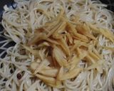 納豆と漬け物の和パスタ作り方8写真