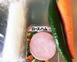 ★調味料3つ！簡単春雨サラダ★作り方1写真