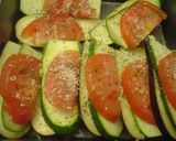 オーブンにお任せ☆野菜の重ね焼き作り方2写真