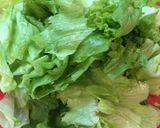 レタス外葉で作る豚キムチ作り方1写真