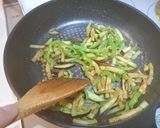 なすとピーマンの甘辛味噌炒め作り方5写真