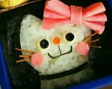 キャラ弁♡のせるだけ～ねこちゃん海苔弁♪作り方3写真