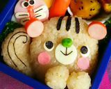 キャラ弁♡トンボとリスの秋弁当♪作り方1写真