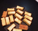 厚揚げとパプリカのバター醤油炒め作り方3写真
