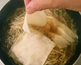 学校給食風♪簡単とろとろワンタンスープ作り方4写真