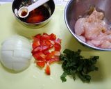 簡単！お弁当にガパオチキン作り方1写真