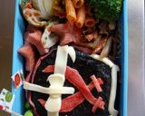 仮面ライダーゴースト☆ムサシ☆キャラ弁作り方5写真