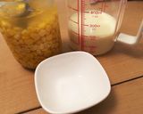 3分で!?超即席✨豆乳コーンスープ^o^作り方1写真