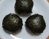 まっくろくろすけおにぎり作り方2写真