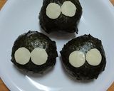 まっくろくろすけおにぎり作り方3写真