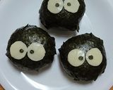 まっくろくろすけおにぎり作り方4写真
