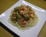 簡単♪ホタテとブロッコリーの冷製パスタ作り方5写真