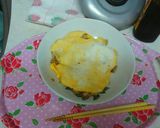 まさかの合体お好み焼きオムライス☆作り方5写真