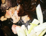 豚こまとキクラゲ、卵の炒めもの。作り方4写真