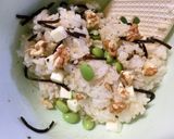 桃色卵on枝豆＊胡桃＊よろこんぶおにぎり作り方6写真