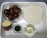 もっちりごはんのさつま芋と栗のおこわ作り方1写真