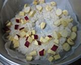 もっちりごはんのさつま芋と栗のおこわ作り方5写真