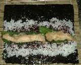鶏天巻き作り方3写真