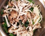 えん菜ときのこのガリバタソテー作り方4写真