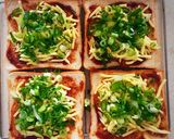 乗せて焼くだけネギ和風トースト！簡単！作り方1写真