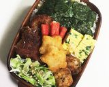 【お弁当】たぬきのり弁作り方7写真