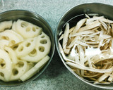 簡単☆砂肝と根菜のピリ辛炒め　蓮根入り✨作り方1写真